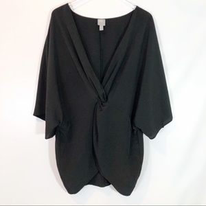 ASOS TWIST FRONT PLUS SIZE TOP SIZE 18